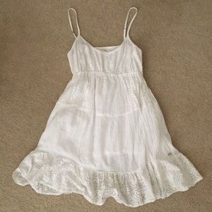 Ripcurl white mini dress new without tag